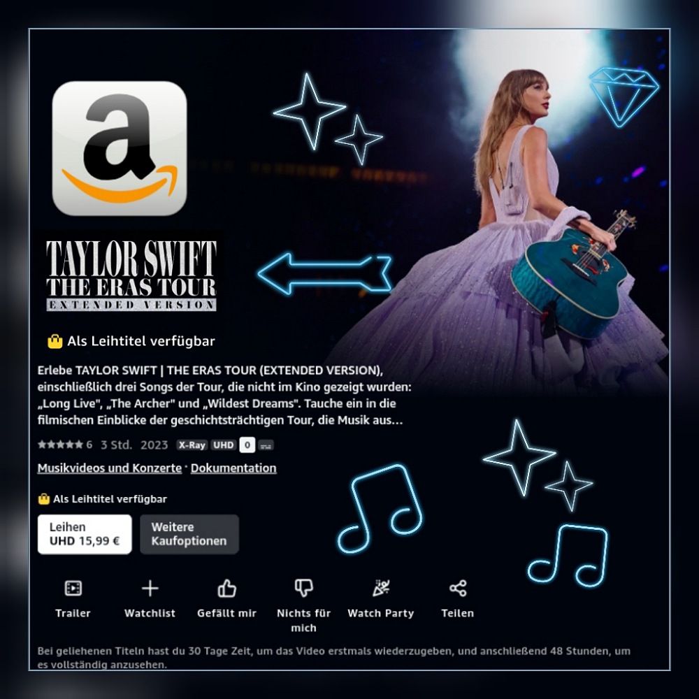 TAYLOR SWIFT | THE ERAS TOUR auf Amazon 🇩🇪